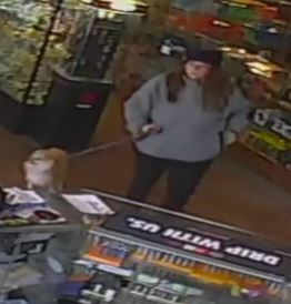 Female suspect in use of stolen credit card