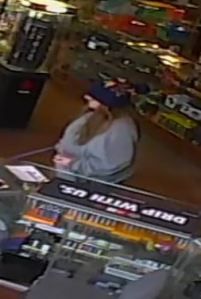 Female suspect in use of stolen credit card